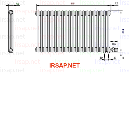 Радиатор IRSAP Tesi 21000/21 T26 CL 01